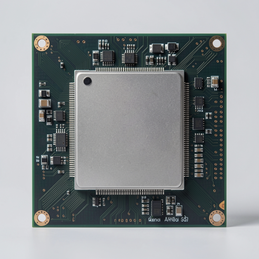 Procesor AMD Ryzen 9 7950X 16 nuclee 4.5GHz Socket AM5 pe fundal alb, vedere frontală