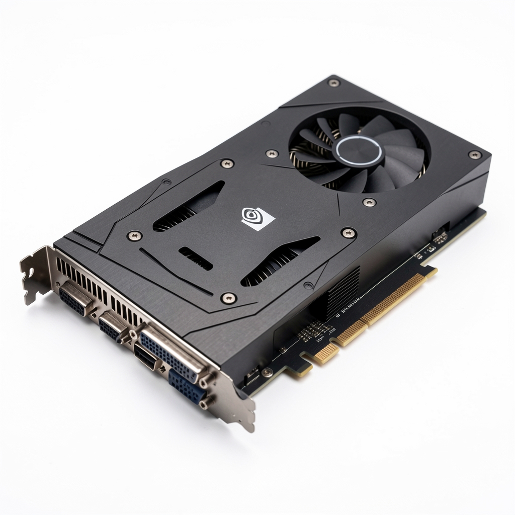 NVIDIA GeForce RTX 5090 Founders Edition cu backplate metalic negru și conectori PCIe 5.0 pe fundal alb