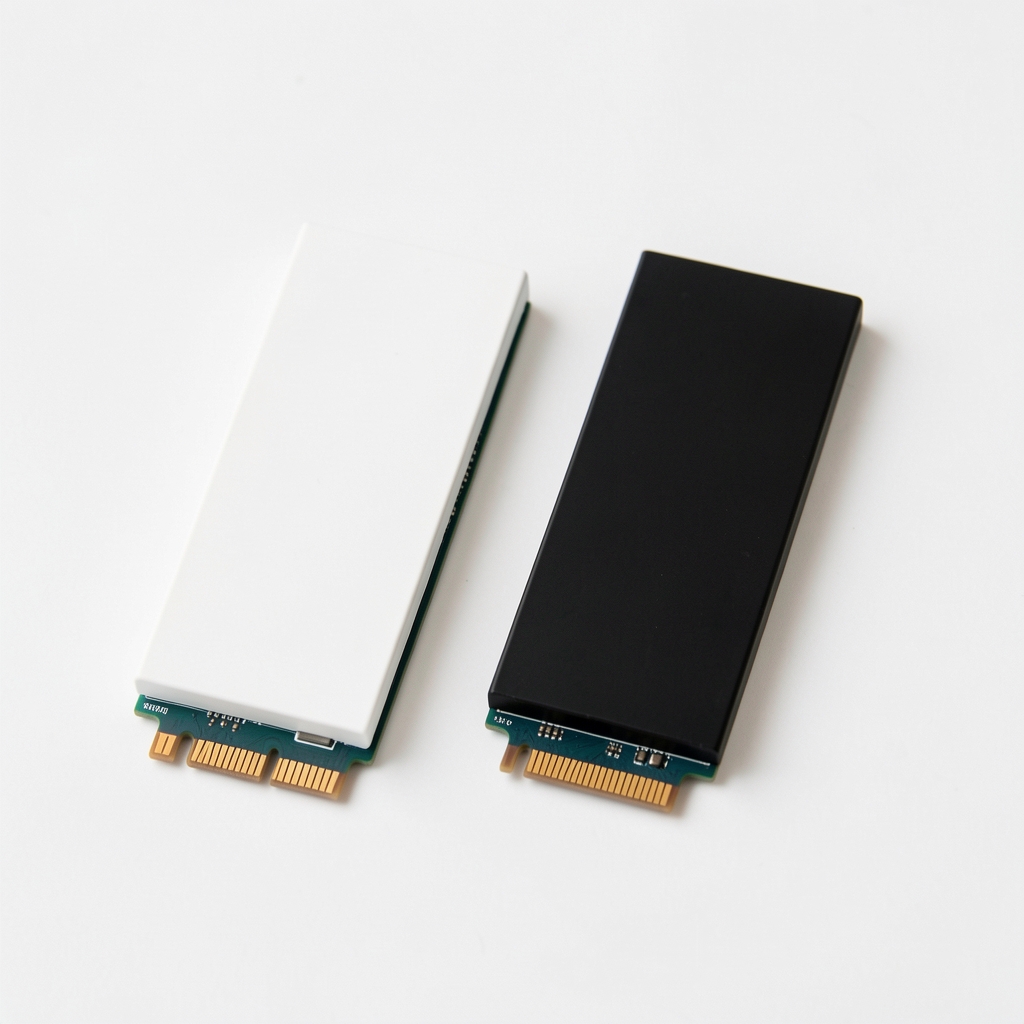 Samsung 990 Pro NVMe PCIe 4.0 SSD 2TB cu etichetă albă și neagră, conector M.2 pe fundal alb