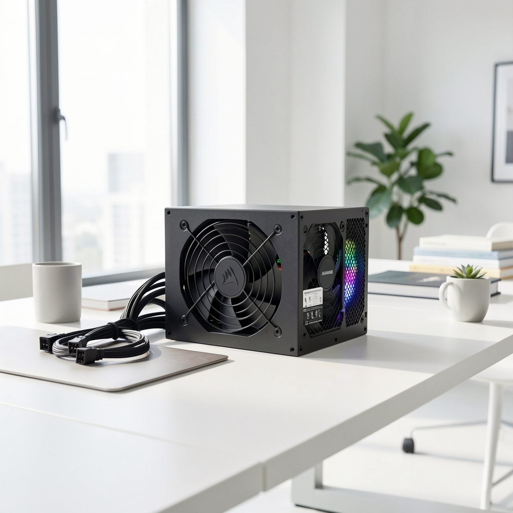 Sursa de alimentare Corsair RM850x 850W cu cabluri modulare negre si certificare 80 Plus Gold